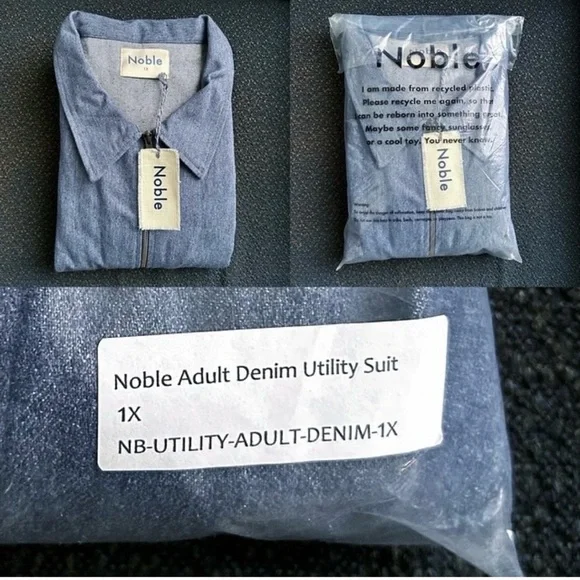 Noble Denim Utility Jumpsuit - Picture 4 of 5